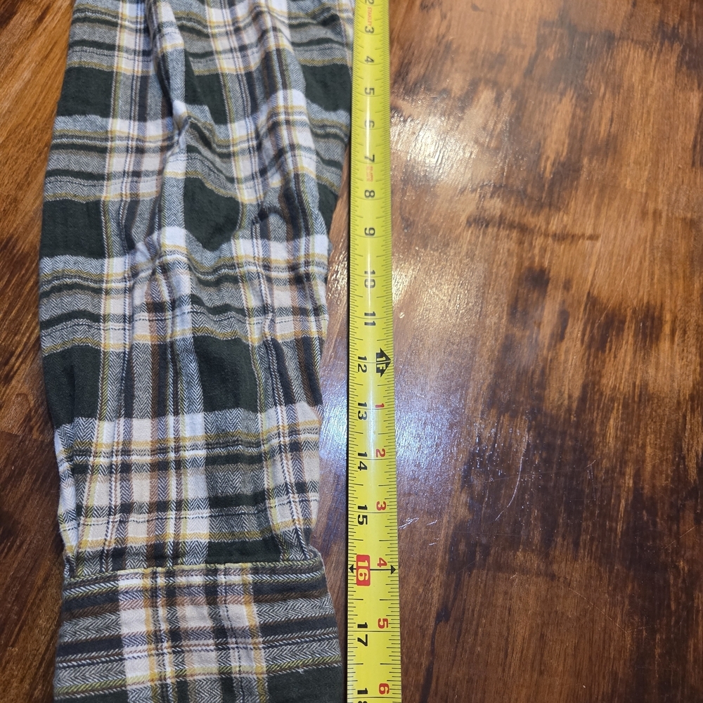 Eddie Bauer Classic Green Plaid Men's Button-Up Shirt Size XL Lumberjack - Picture 6 of 9